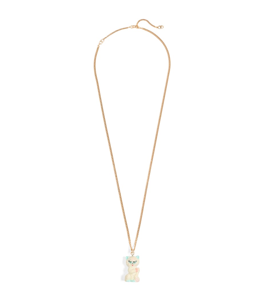 Valentino Garavani Le Chat de la Maison pendant necklace, UK version