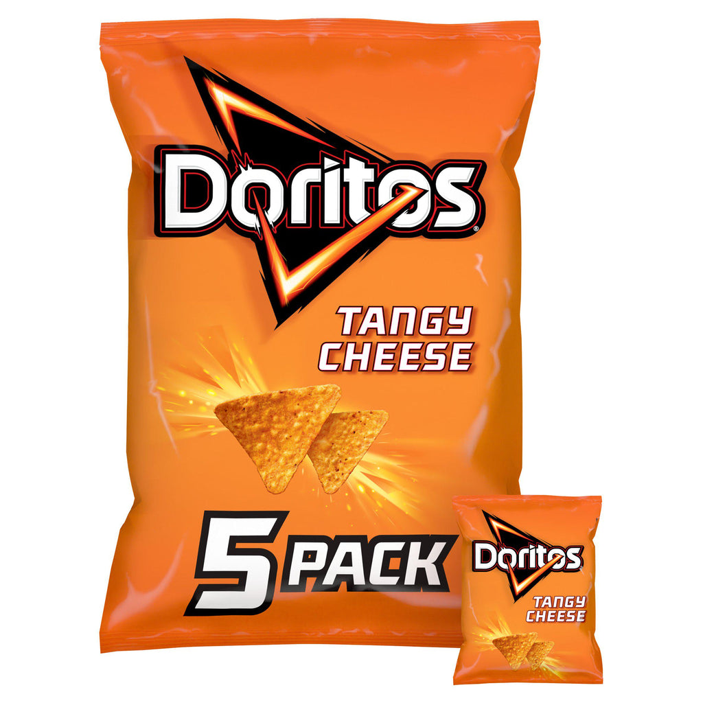 Doritos Tangy Cheese Multipack Tortilla Crisps Chips 5x30g