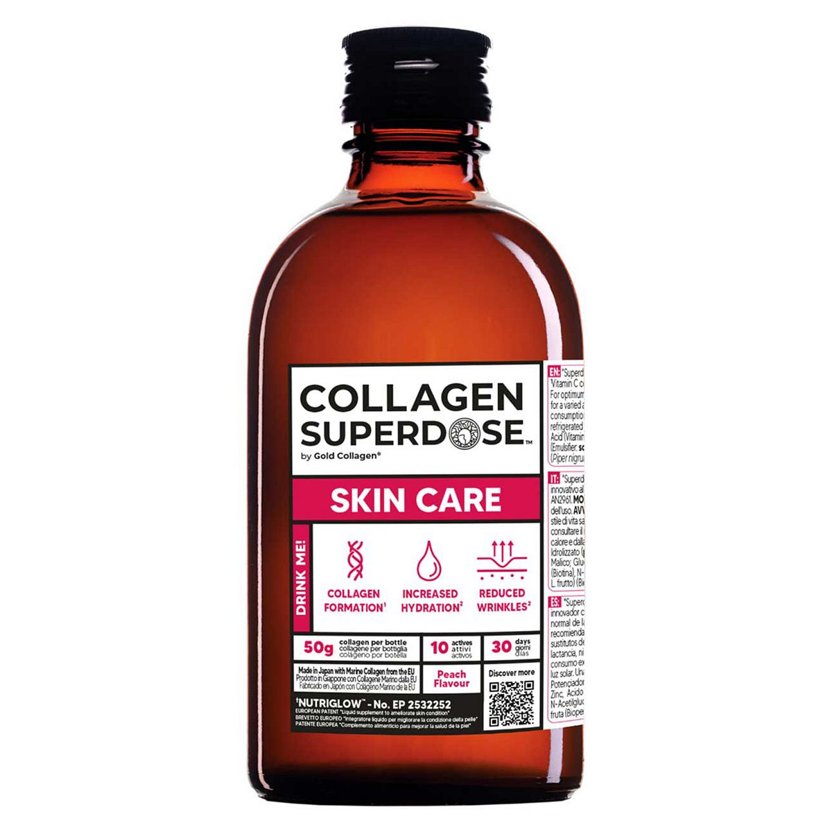 Collagen Superdose By Gold Collagen Skin Care 300ml Health Care Boots   