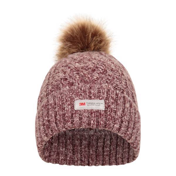 Mountain Warehouse Thinsulate beanie faux fur pom pom - British product
