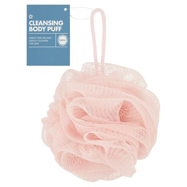 Superdrug Body Puff Pink Cleansing Sponge (British brand)