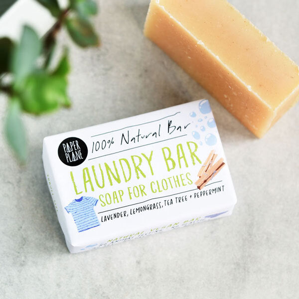 Paper Plane Laundry Bar Soap For Clothes 95g