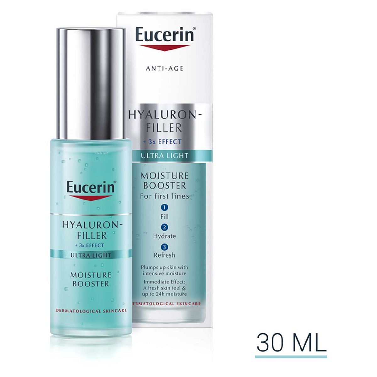 Eucerin Hyaluron-Filler Anti-Ageing Moisture Booster Serum with Hyaluronic Acid 30ml GOODS Boots   