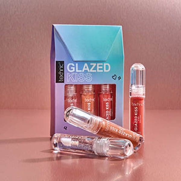 Technic Glazed Kiss lip gloss set, imported from the UK