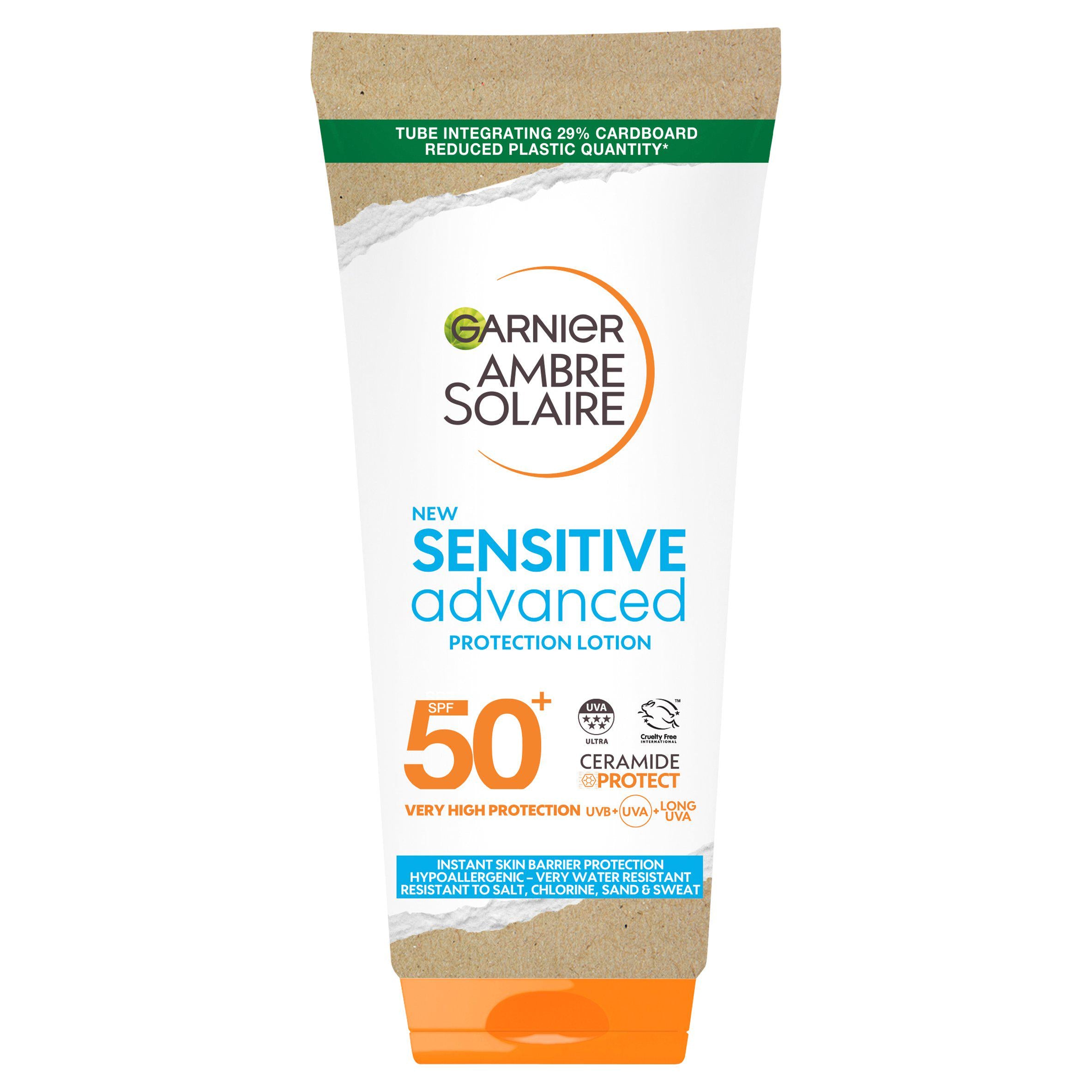 Garnier Ambre Solaire SPF 50+ Sensitive Advanced Sun Protection Cream 175ml GOODS Sainsburys   