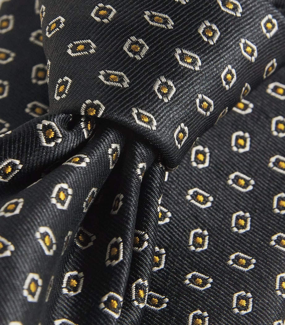 Emporio Armani silk jacquard tie - British product