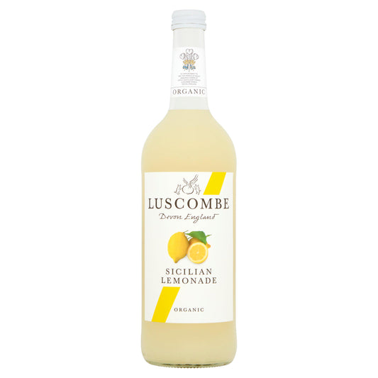 Luscombe Organic Sicilian Lemonade 74cl Fruit flavoured Sainsburys   