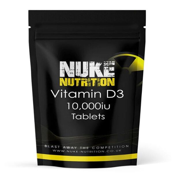 Nuke Nutrition Vitamin D3 Tablets 10,000iu -365ct GOODS Superdrug   