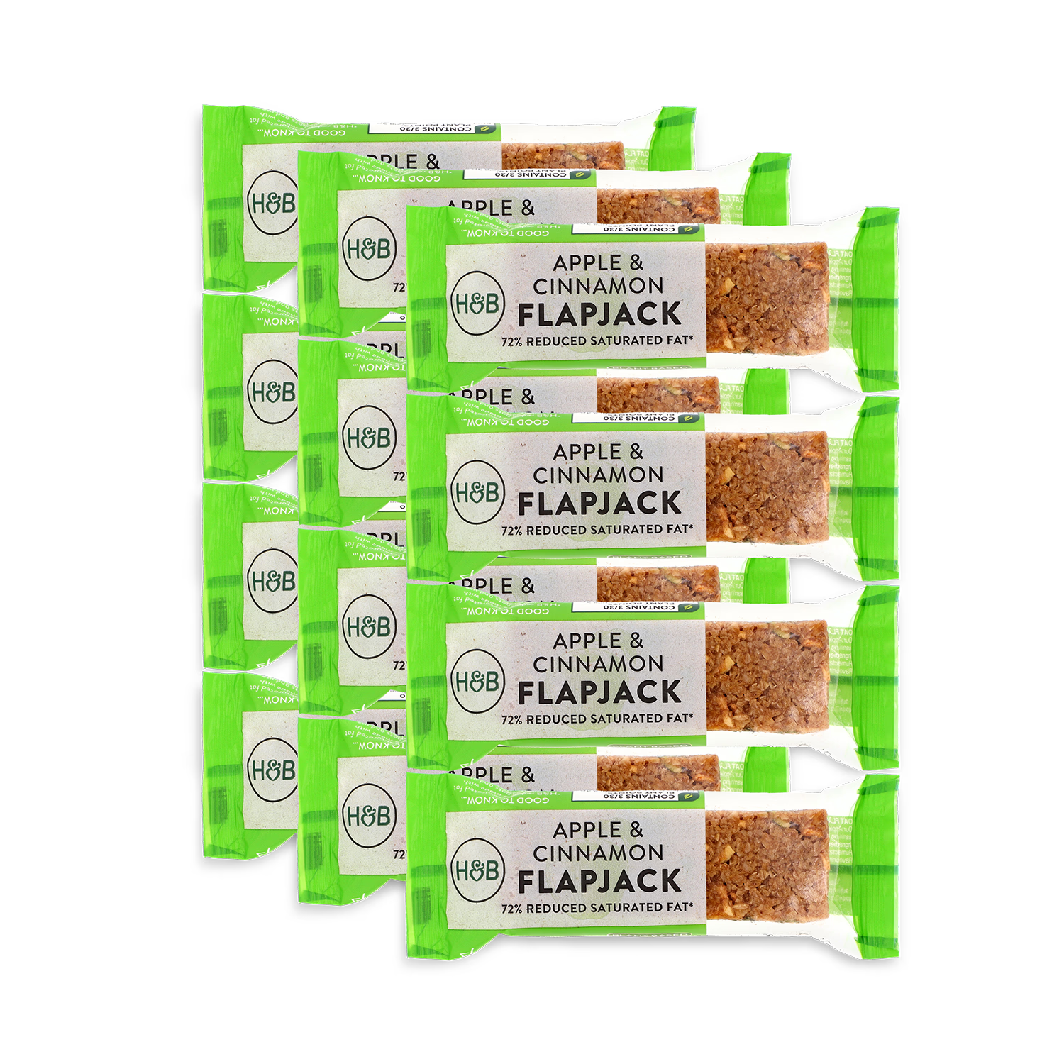 Holland & Barrett Apple & Cinnamon Flapjack 12x 80g, UK version