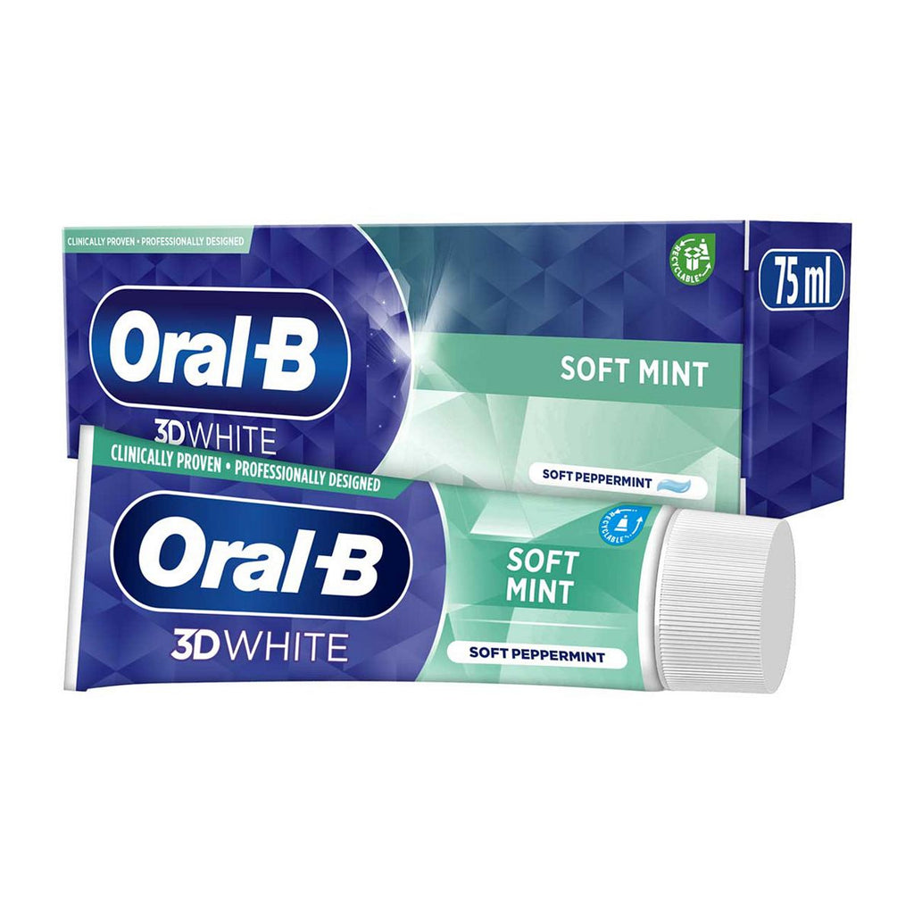 Oral-B 3D White Soft Mint Toothpaste 75ml