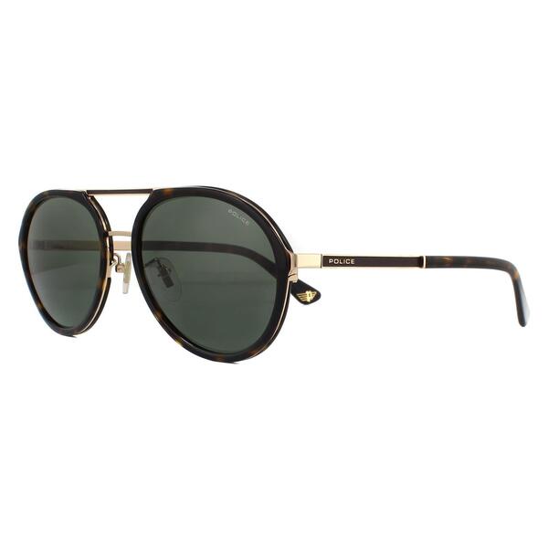 Police Record 2 sunglasses rose gold green, UK version