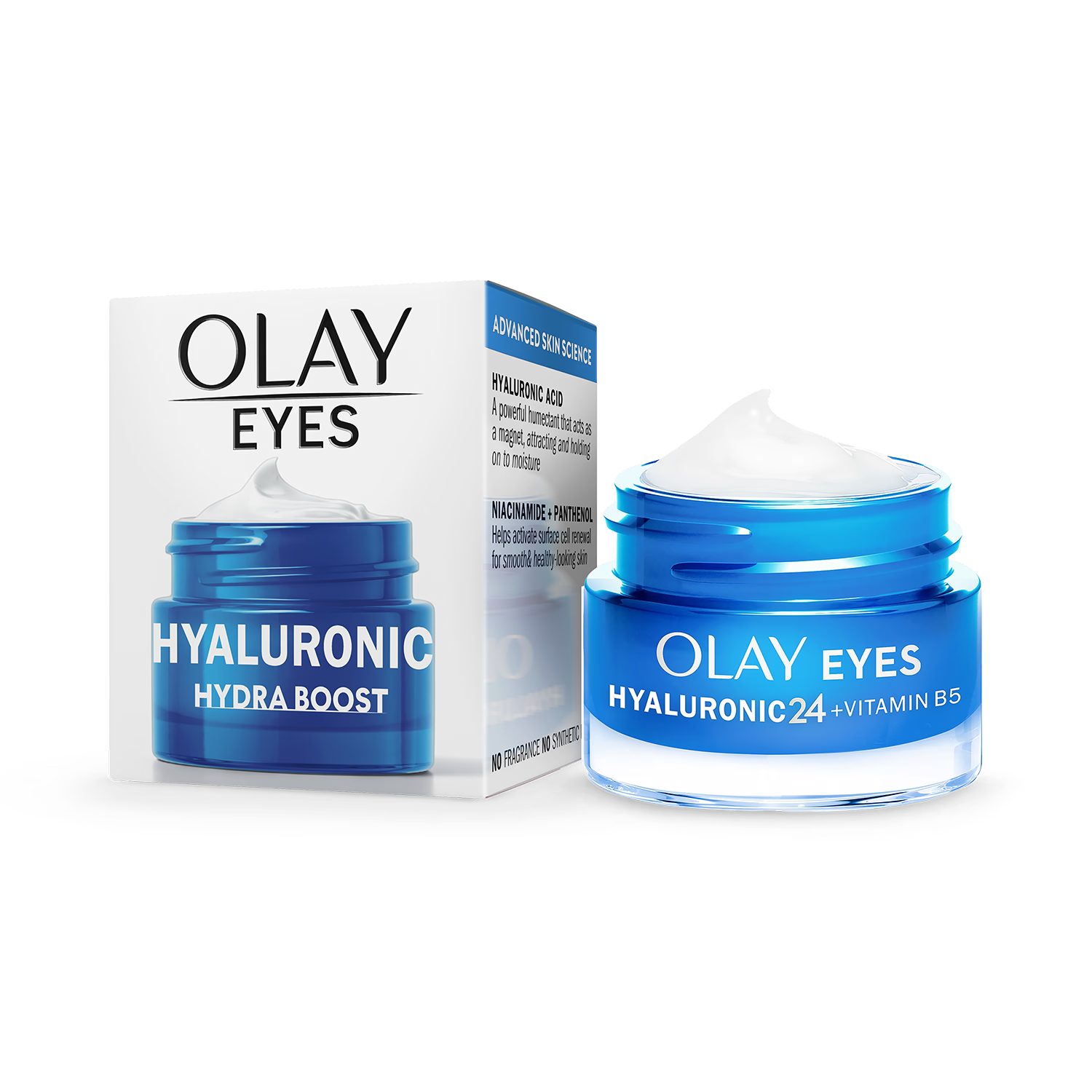 Olay Hyaluronic Acid Eye Cream with Niacinamide 15ml - British product