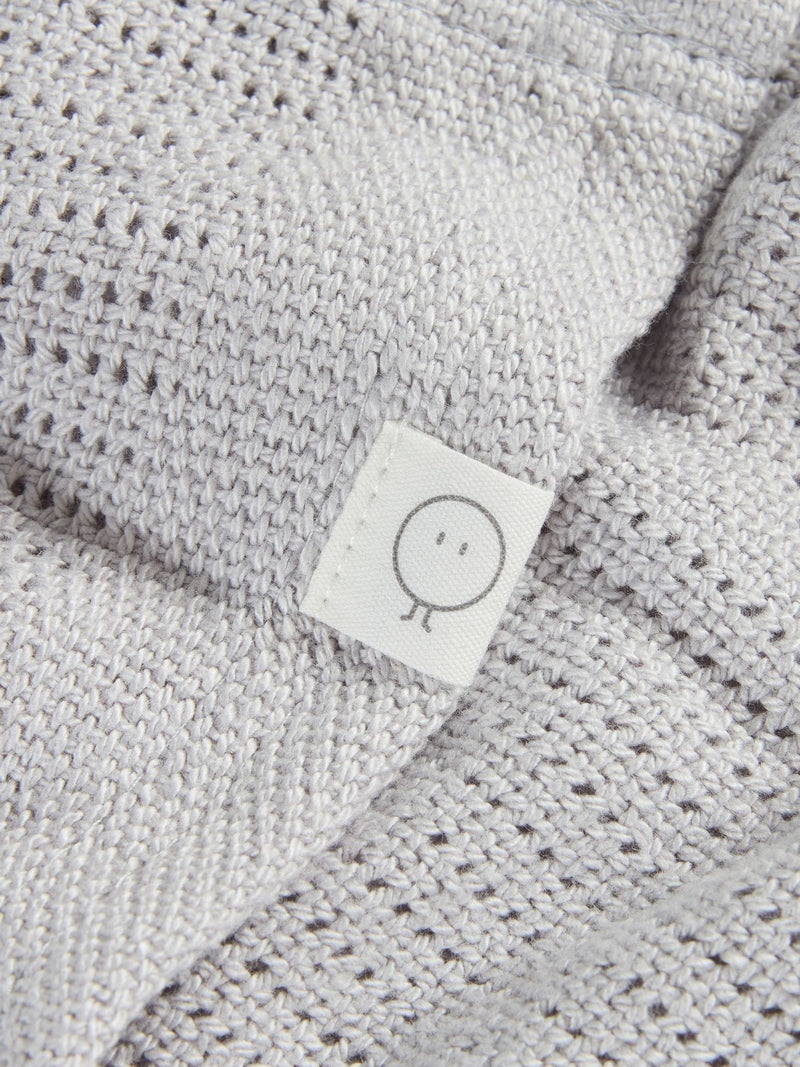 MORI cellular baby blanket biscuit brown 70x100cm, UK version