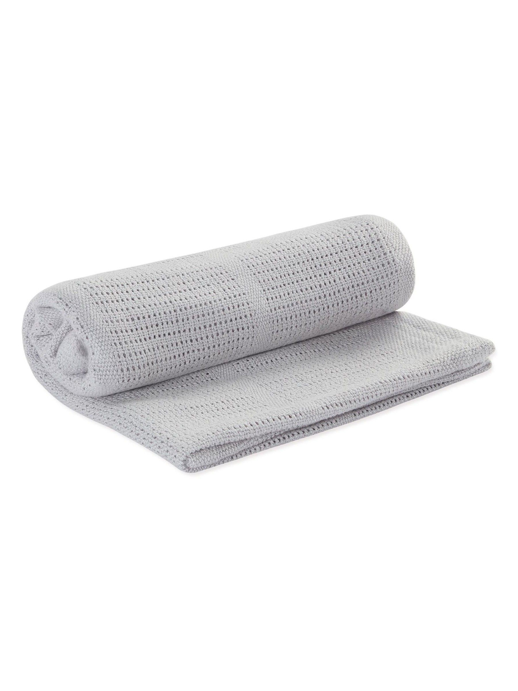 MORI cellular baby blanket biscuit brown 70x100cm, UK version