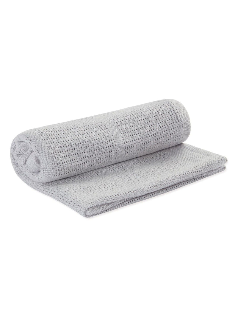 MORI cellular baby blanket biscuit brown 70x100cm, UK version
