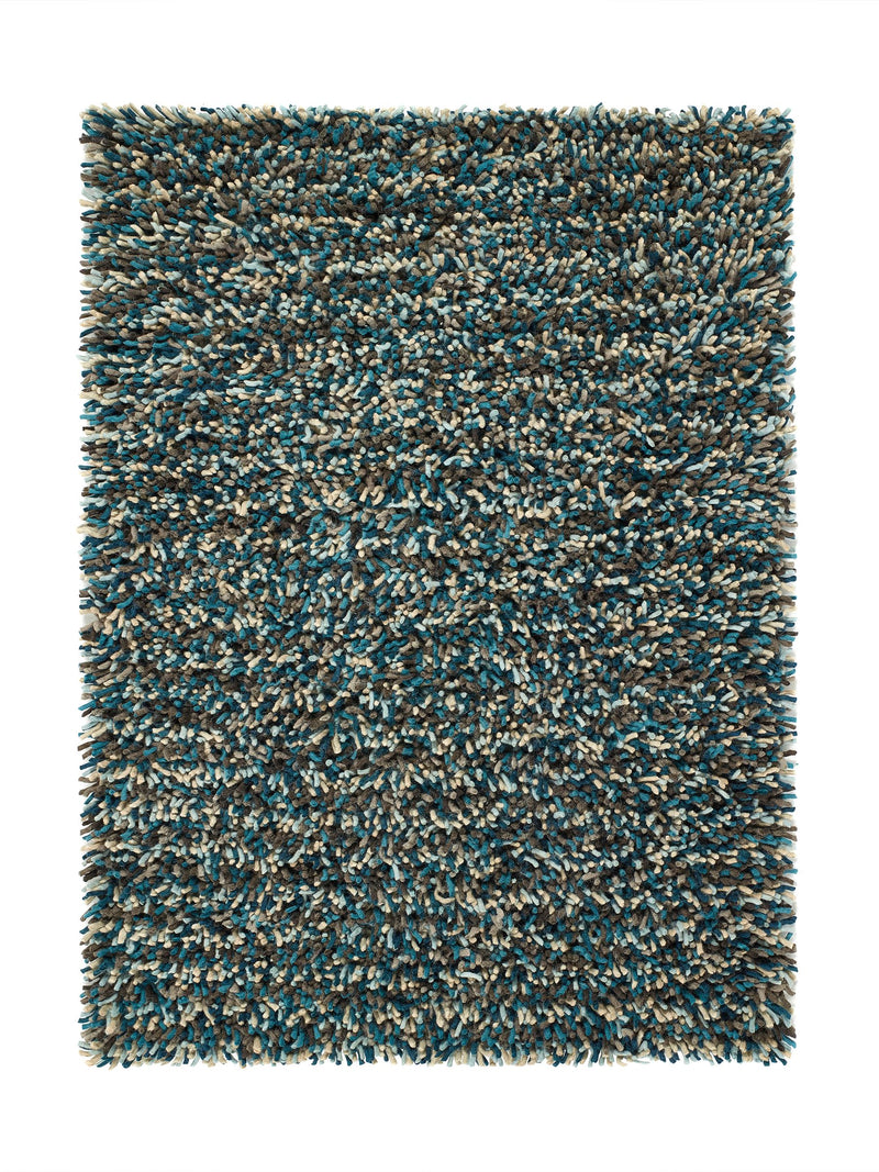 Origin Rugs Blue Rocks shaggy wool rug, imported from the UK