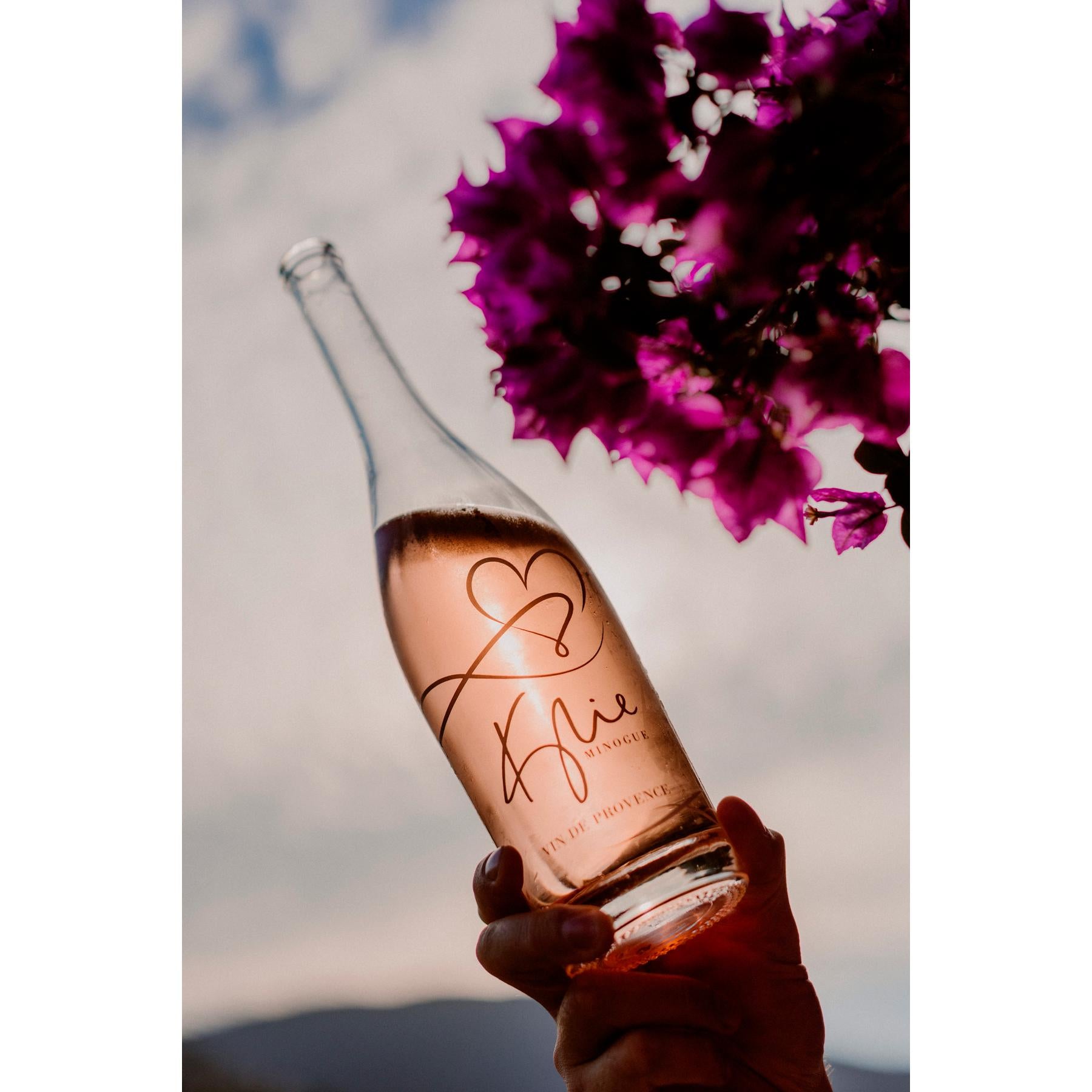Kylie Minogue Vin de Provence rosé wine 75cl (British brand)