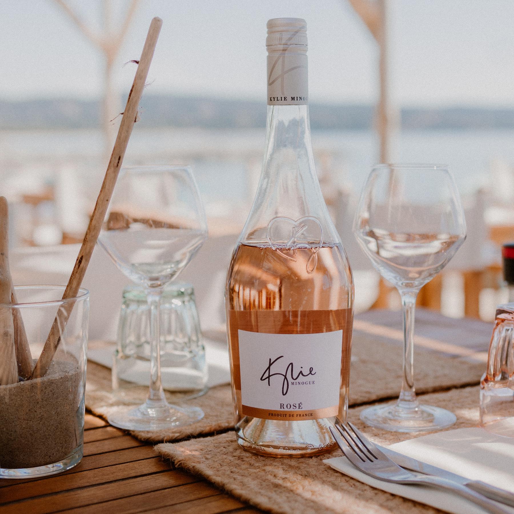 Kylie Minogue rosé wine 75cl from France (British brand)