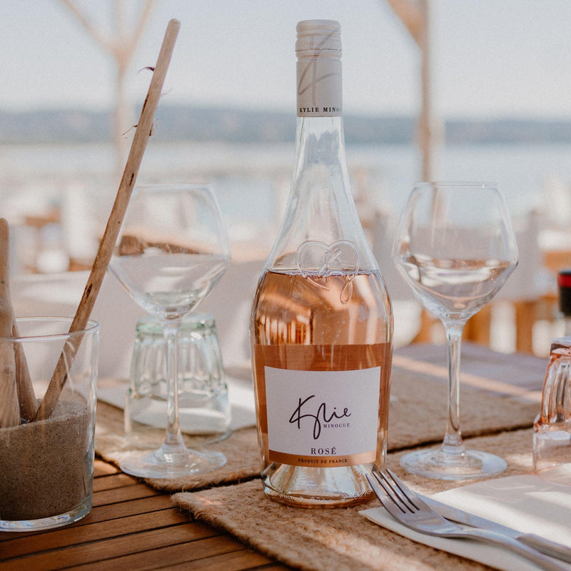 Kylie Minogue rosé wine 75cl from France (British brand)