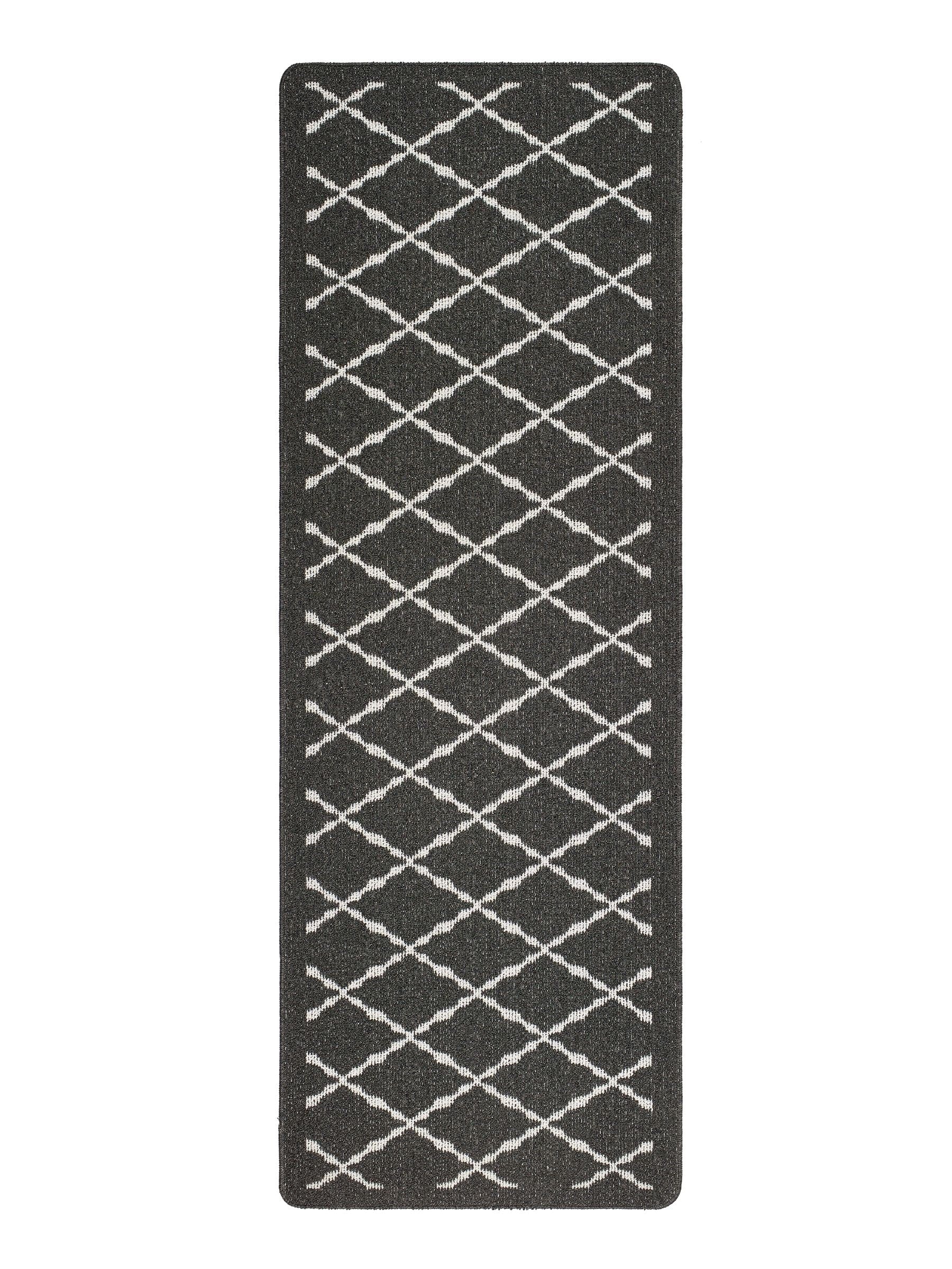 My Mat Silver Arbor diamond design large runner (British brand)