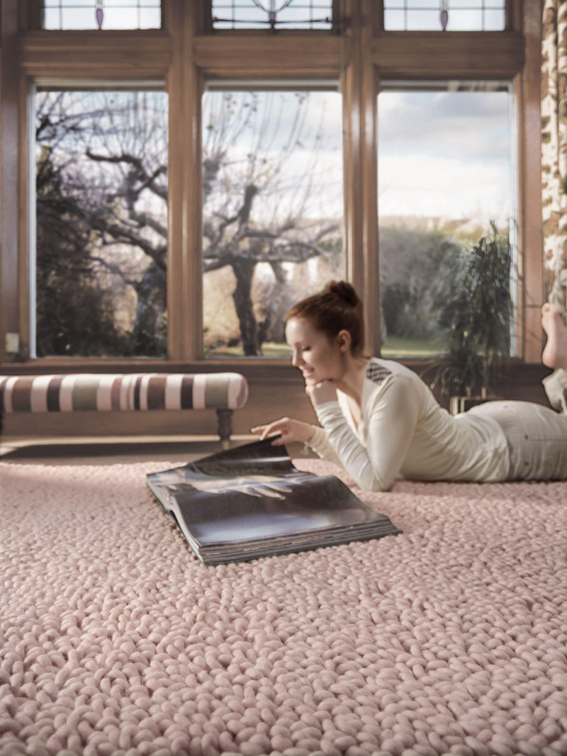 Rug Guru Nude Union wool rug, imported from the UK