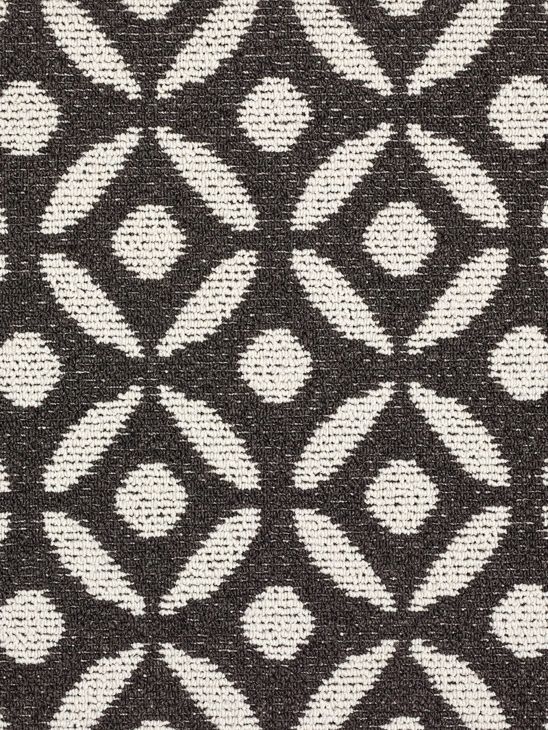 My Mat charcoal crescent small runner - British made, UK version