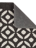 My Mat charcoal crescent small runner - British made, UK version