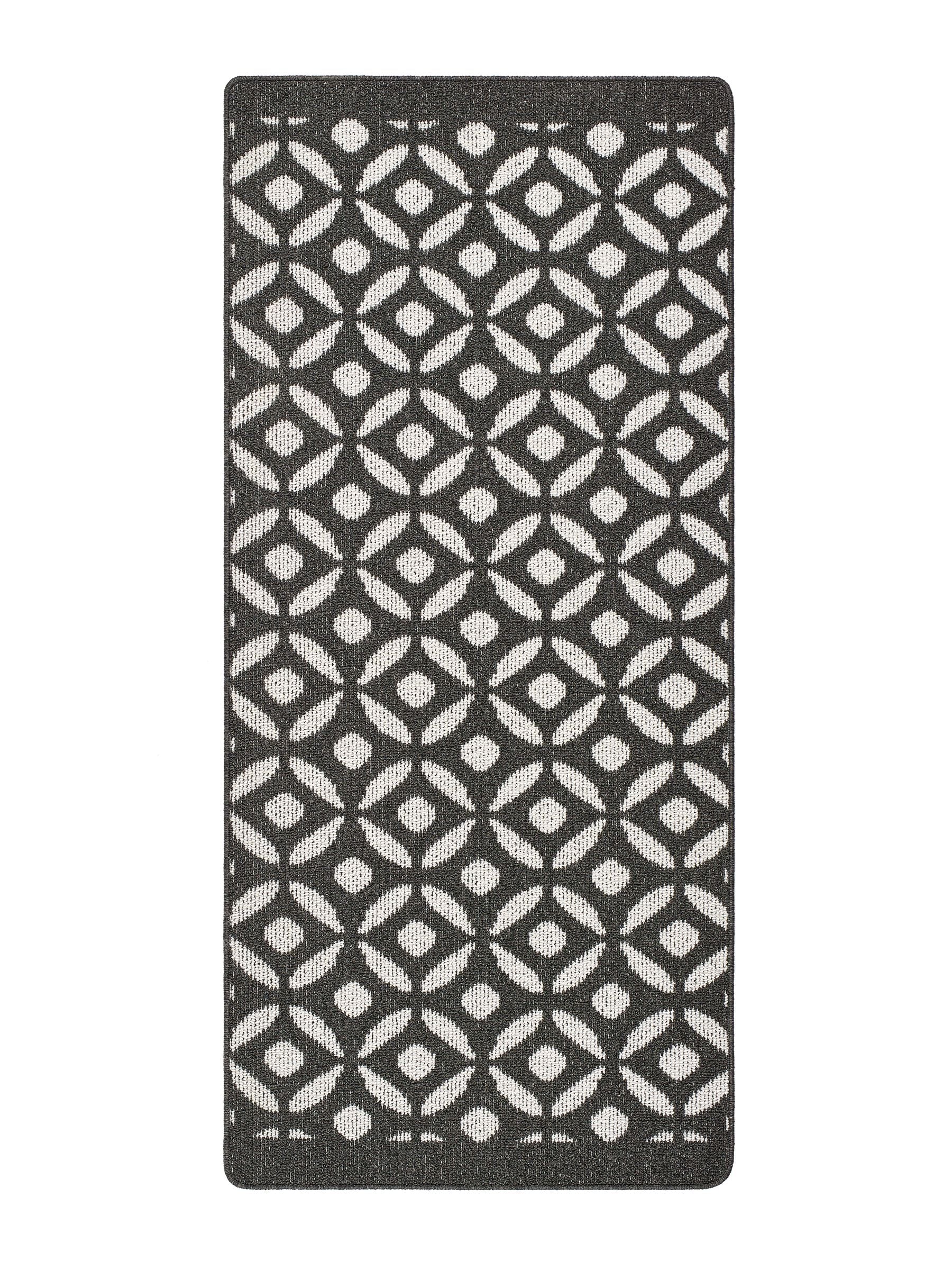 My Mat charcoal crescent small runner - British made, UK version