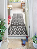 My Mat charcoal crescent small runner - British made, UK version