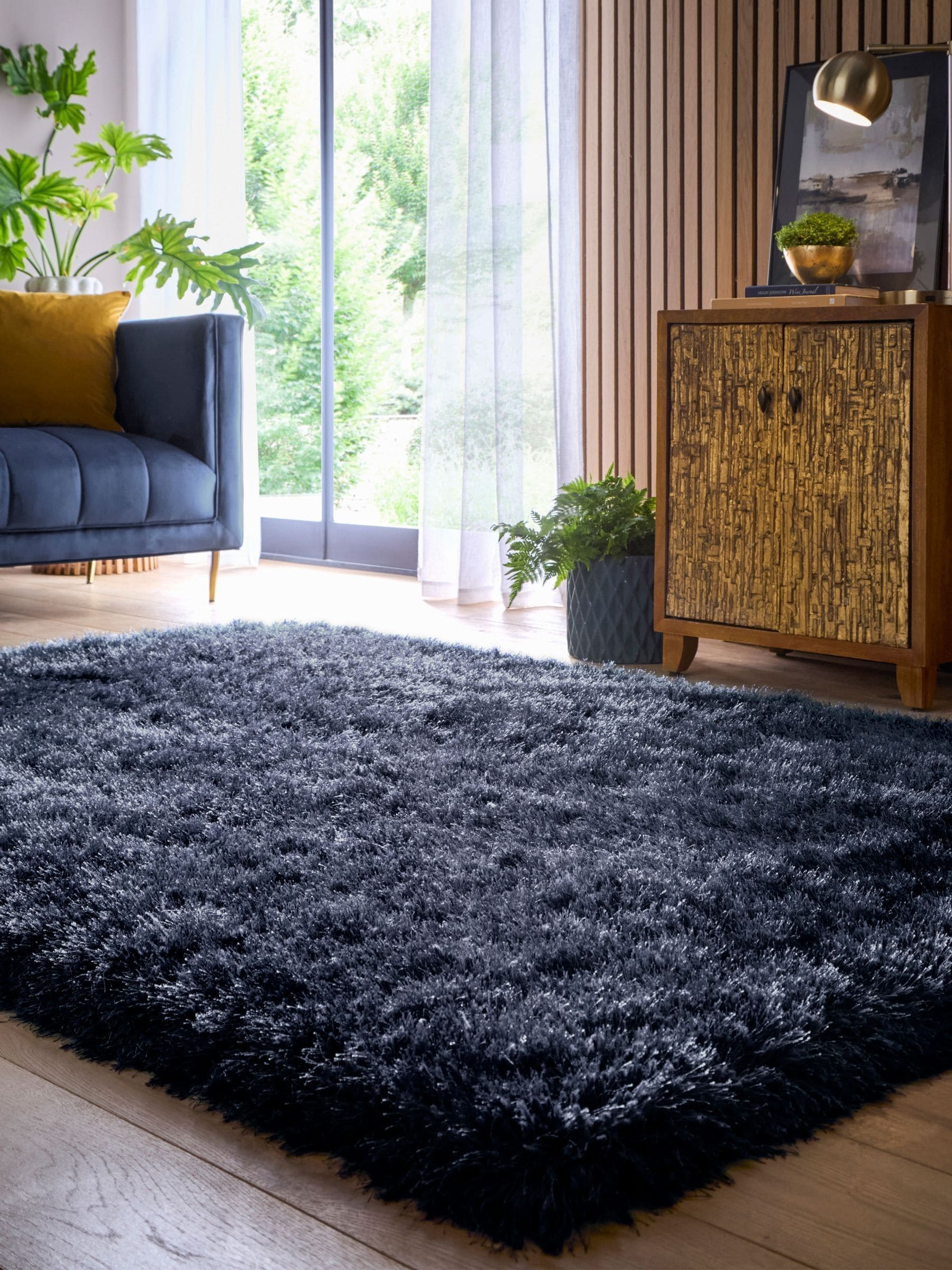 Origin Rugs Navy Extravagance rug - British product