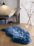 Origin Rugs Navy Sheepskin Rug