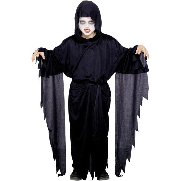 Smiffys Screamer Ghost Robe costume hooded robe, imported from the UK