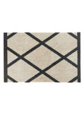 My Mat Cream Black Border Geo doormat 75cm imported from the UK