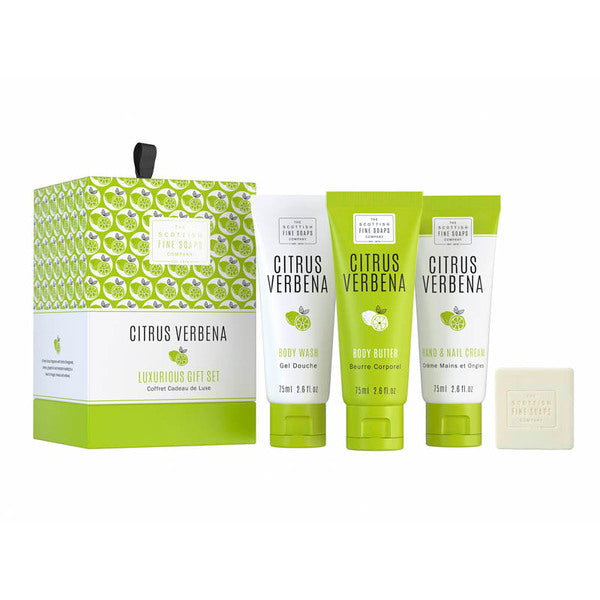 Scottish Fine Soaps Citrus Verbena Luxurious Gift Set GOODS Superdrug   