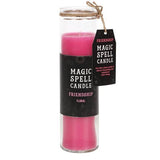 Something Different Magic Spell Friendship Floral candle 21cm, imported from the UK
