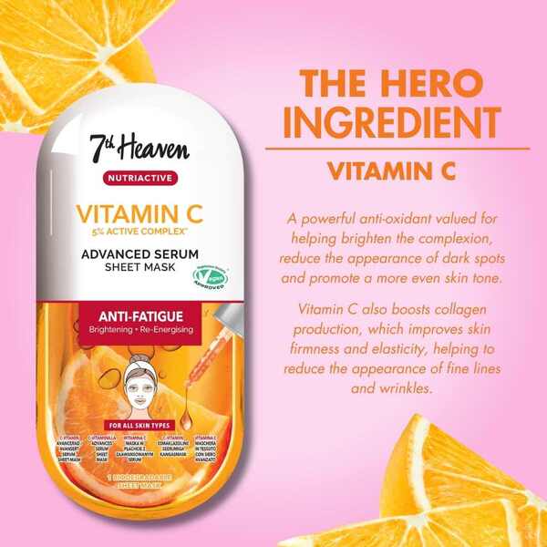 7th Heaven brightening skin kit with Vitamin C, UK version