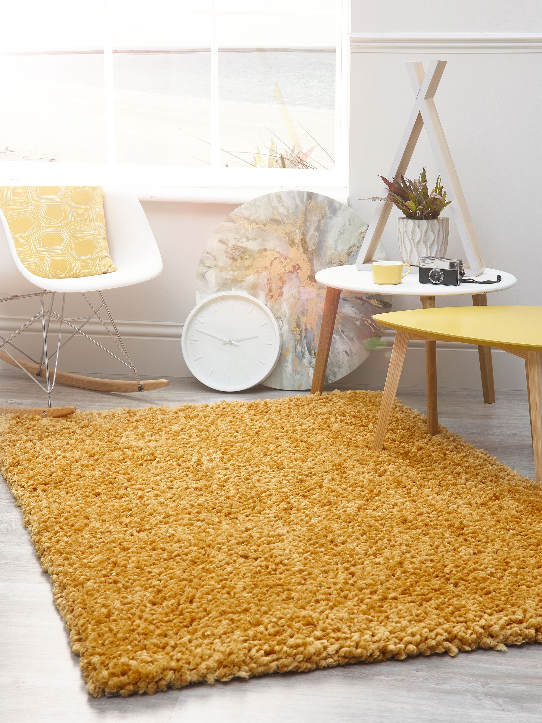 Origin Rugs Portland rug Ochre, imported from the UK