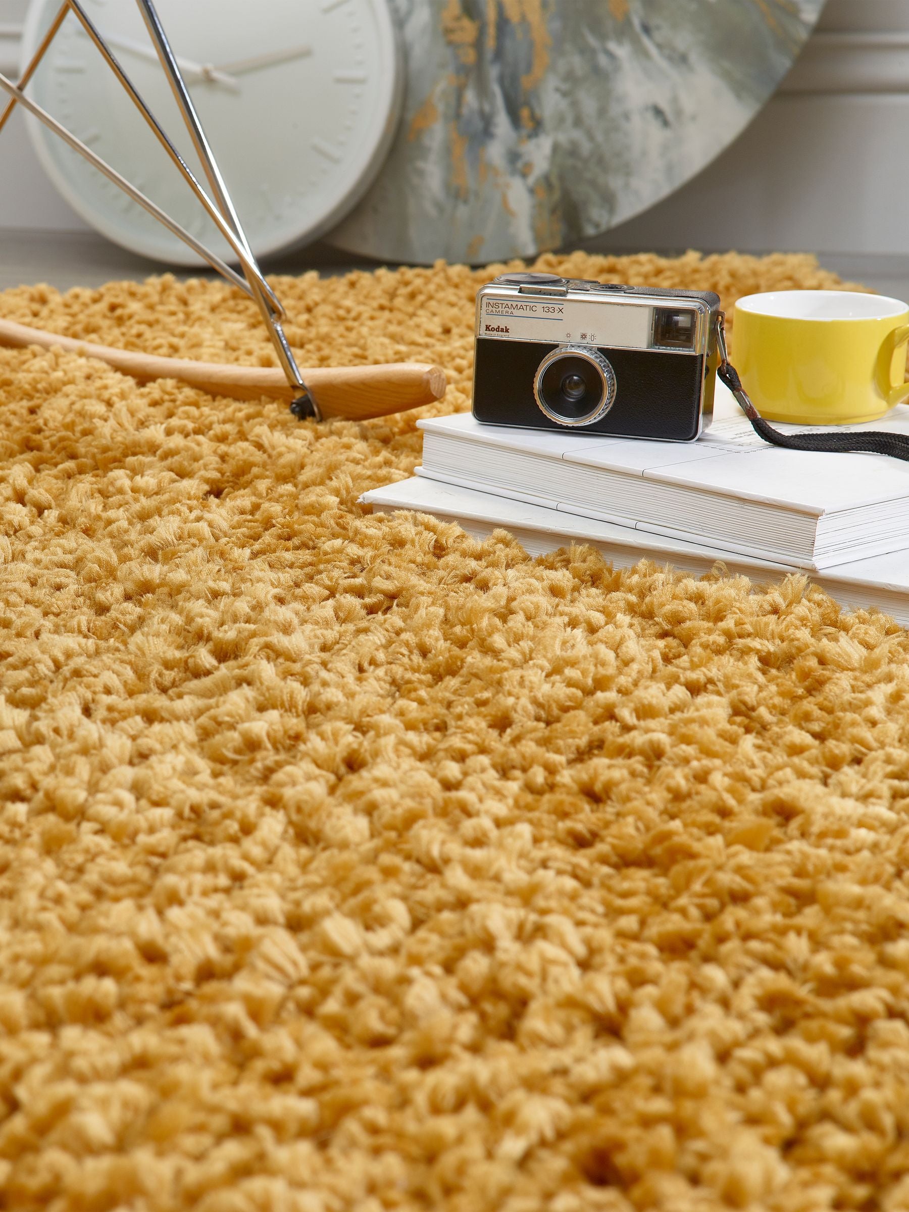 Origin Rugs Portland rug Ochre, imported from the UK