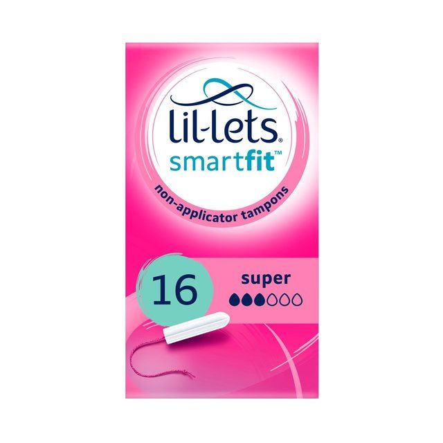 Lil-Lets Super Non-Applicator Tampons   16 per pack