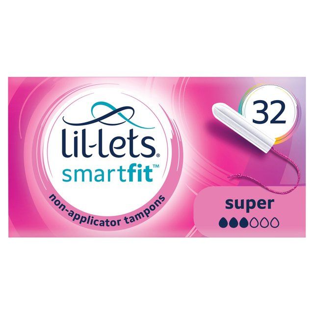 Lil-Lets Non-Applicator Tampons Super   32 per pack GOODS M&S   