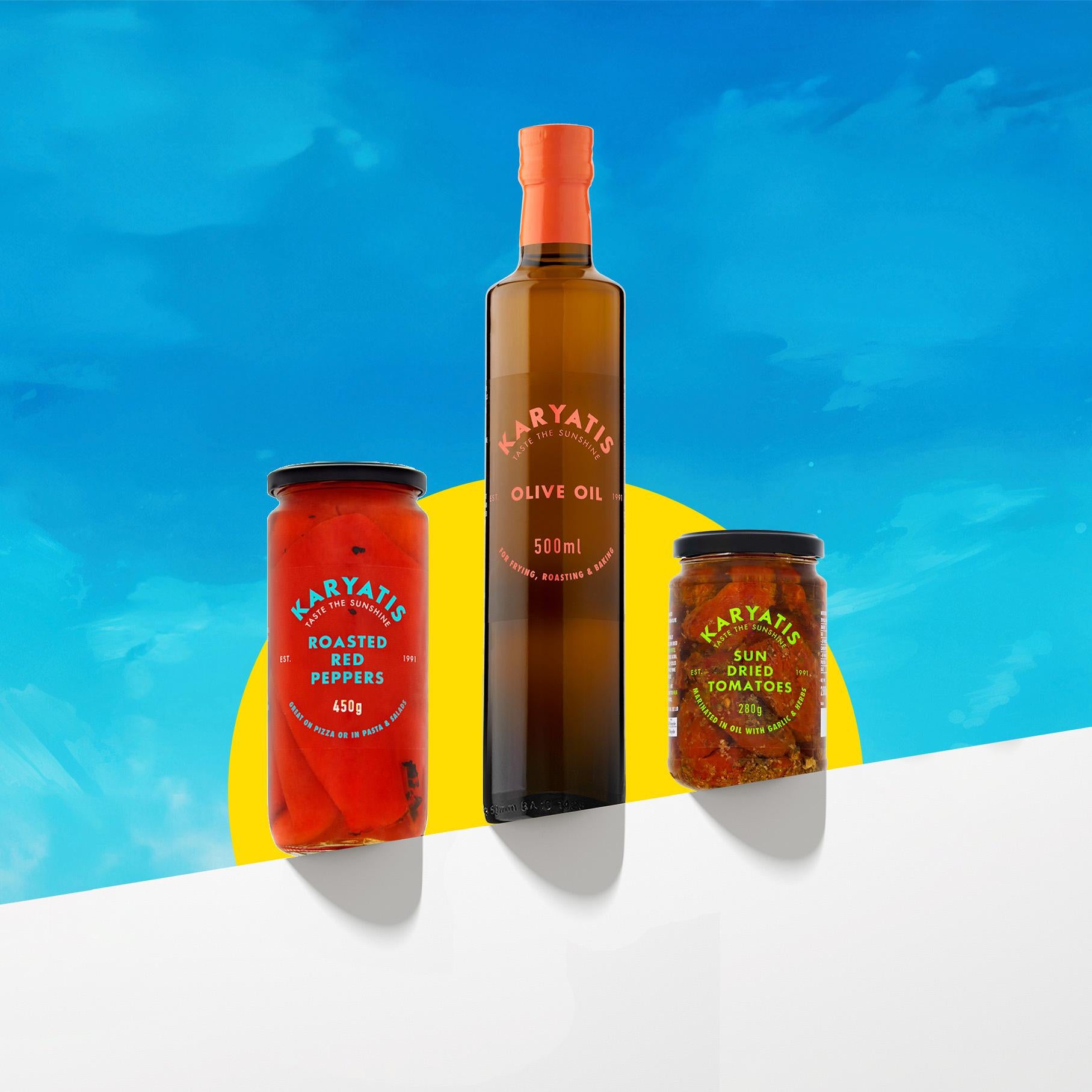 Karyatis roasted red peppers in brine 450g (British brand)