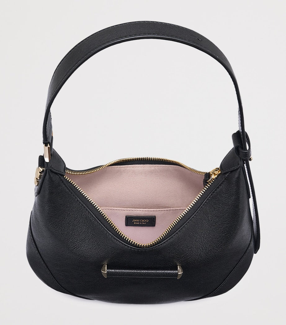 Jimmy Choo Small Bar Leather Shoulder Bag (British brand)