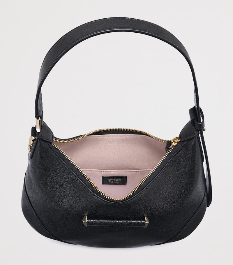 Jimmy Choo Small Bar Leather Shoulder Bag (British brand)
