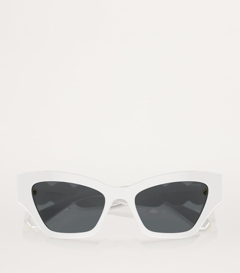 Swarovski metal SK6021 sunglasses with UV protection tinted lenses (British brand)