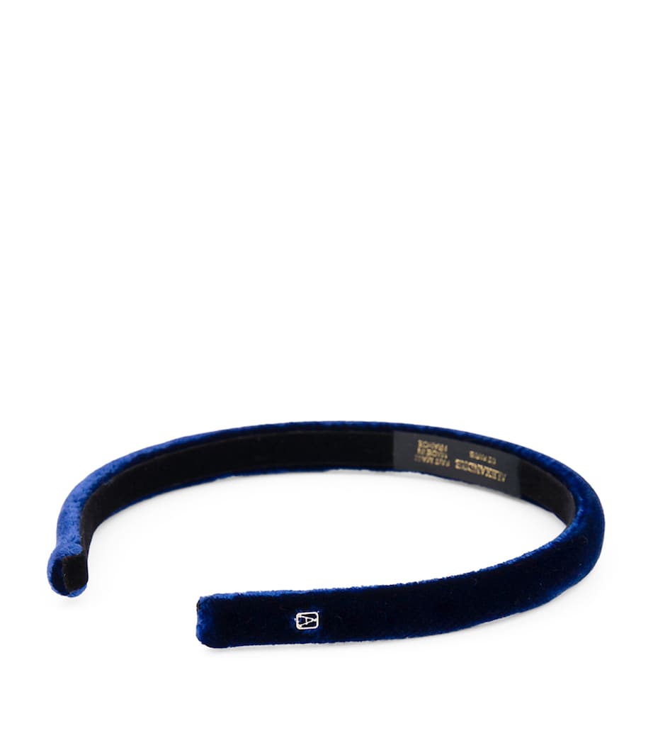 Alexandre de Paris Ella velvet headband, imported from the UK