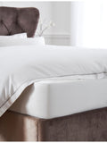 Grey Collection Luxe 600 Thread Count Cotton Sateen Deep Fitted Sheet
