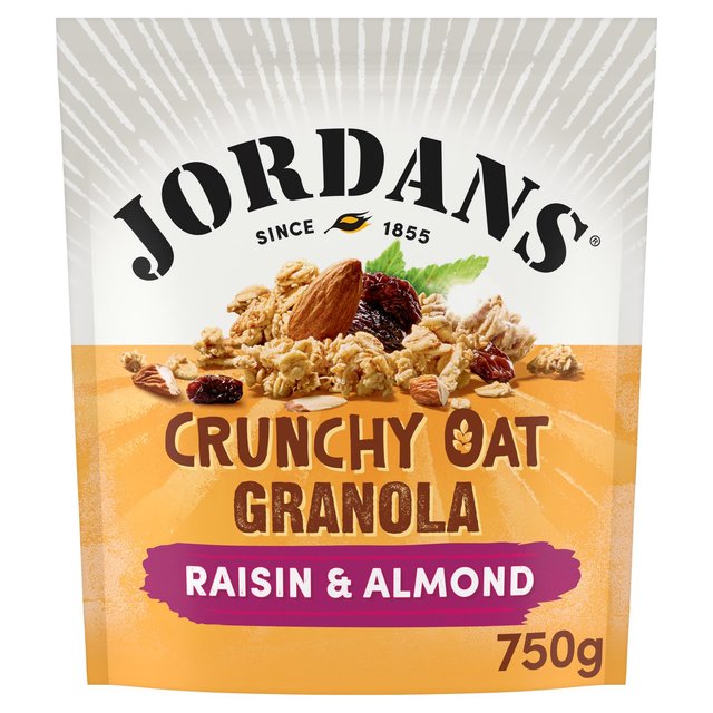 Jordans Crunchy Oat Raisin &amp; Almond Granola Breakfast Cereal   750g