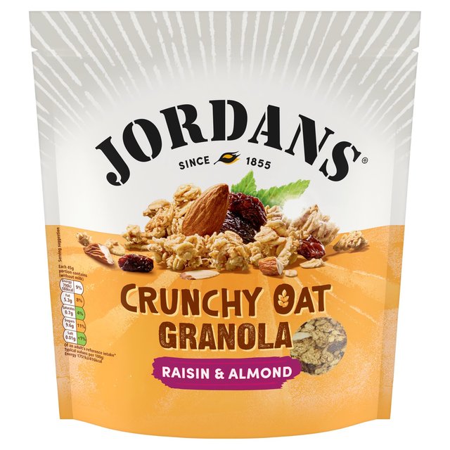 Jordans Crunchy Oat Raisin &amp; Almond Granola Breakfast Cereal   750g