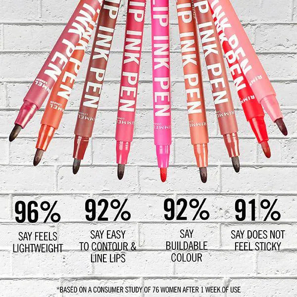 Rimmel Lip Ink Pen Fuchsia Hit, imported from the UK