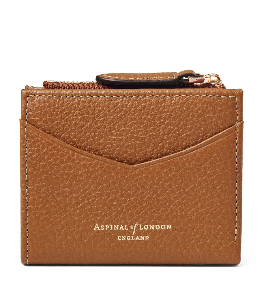 Aspinal of London Hudson leather coin and card holder - British product